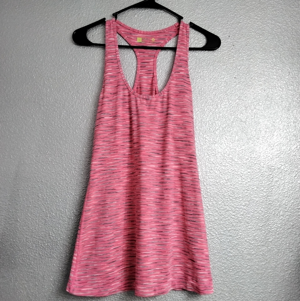 Xersion Pink & Grey Workout Top    Size L